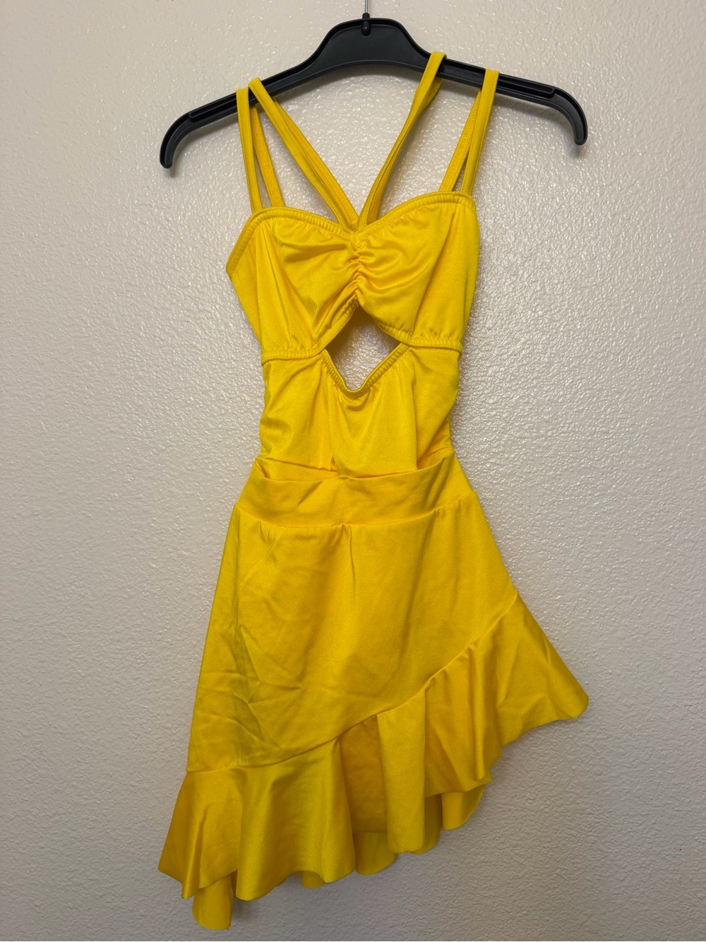 Kelle dance solo costume yellow 2 piece candy girl 5401 4387 contemporary LC chi - Picture 3 of 7